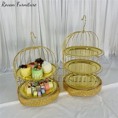 Подставка для торта в виде птичьей клетки